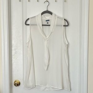 Sailor Tie Sleeveless Blouse | Sheer Fabric | Meri Skye